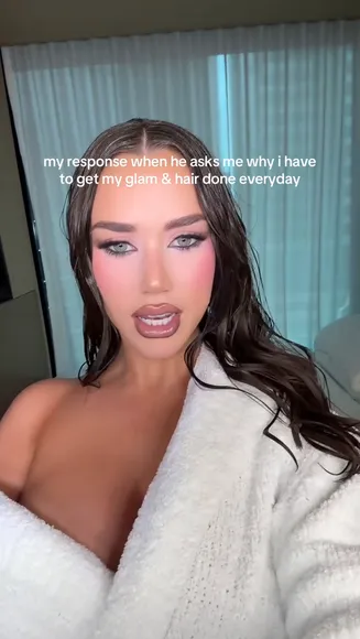 Gabbymccarthy Bathrobe Cleavage Tease OnlyFans Video Leaked