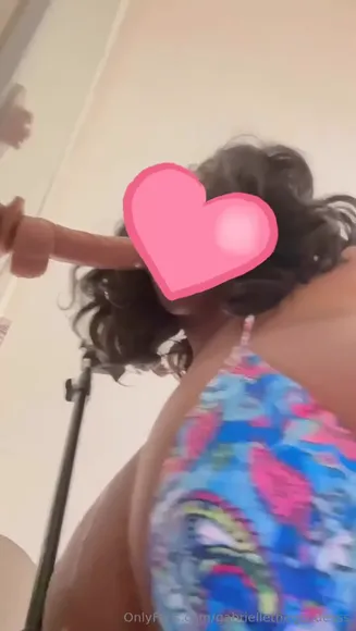 Gabriellelee24 Patterned Bikini Top OnlyFans Video Leaked