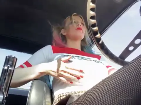 Getinthecar Fishnet Legs In Car OnlyFans Video Leaked