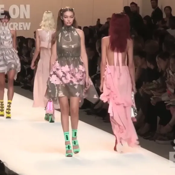 Gigihadid Sheer Dress Strut OnlyFans Video Leaked