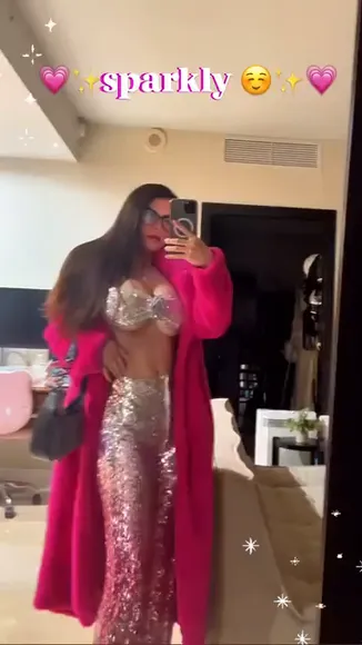 Girlinmountain Sparkly Bra and Pants OnlyFans Video Leaked
