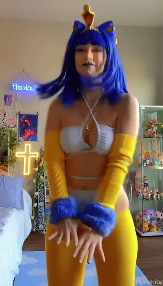 Goddessindigoo_x Yellow Leggings Ass Twerk OnlyFans Video Leaked