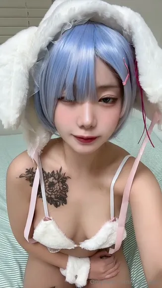 Goodmorningyui Fluffy Bunny Bra Tease OnlyFans Video Leaked