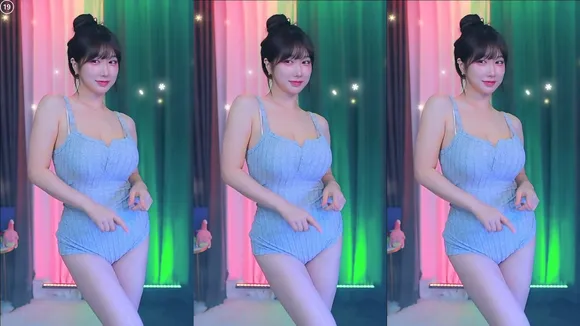 Grillrae_0 Light Blue Bodysuit Dance OnlyFans Video Leaked