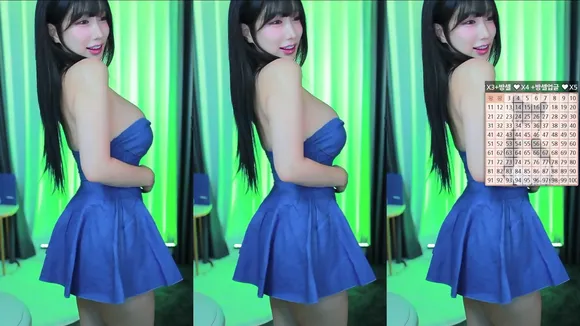 Grillrae_0 Blue Strapless Dress Tease OnlyFans Video Leaked