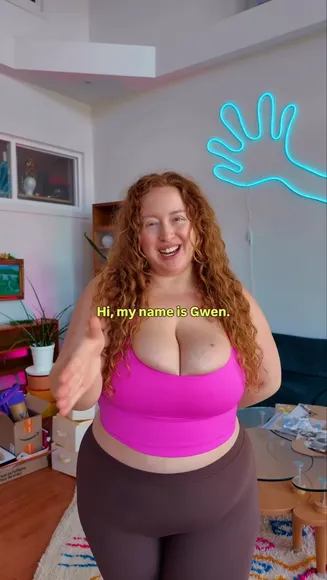Gwenadora Pink Sports Bra Tease OnlyFans Video Leaked