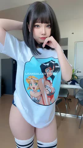 Hakaosan Thigh-High Socks Tease OnlyFans Photo Leaked