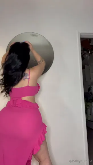 Haleyquinnla Pink Dress Ass Twerk OnlyFans Video Leaked