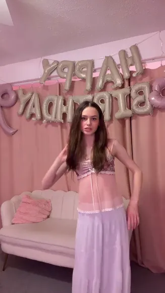 Haven Sheer Pink Nightgown Tease OnlyFans Video Leaked