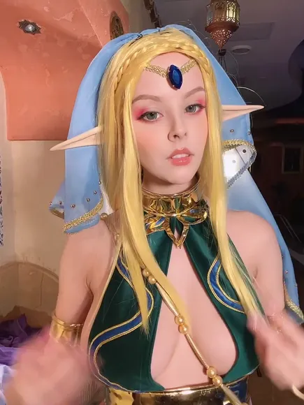 Hellyvalentine Elven Costume Cleavage OnlyFans Video Leaked