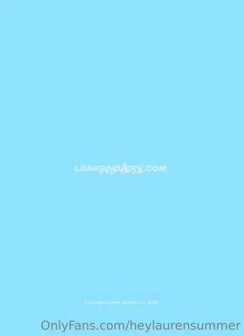 Heylaurensummer 独占リークされたOnlyFansヌード #14768541