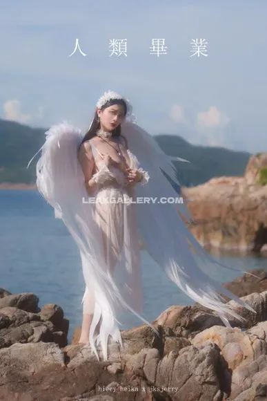 Hieeyheika Angel Wings Beach Pose OnlyFans Photo Leaked