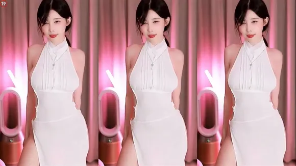 Hmmmem White Dress Side Slit OnlyFans Video Leaked