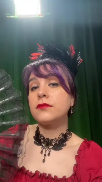 Icklenellierose Red Corset Tease OnlyFans Video Leaked