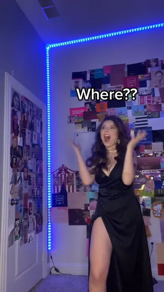Imthe_annag Black Dress High Slit OnlyFans Video Leaked