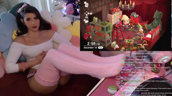 Invadervie Pink Thigh Highs Tease OnlyFans Video Leaked