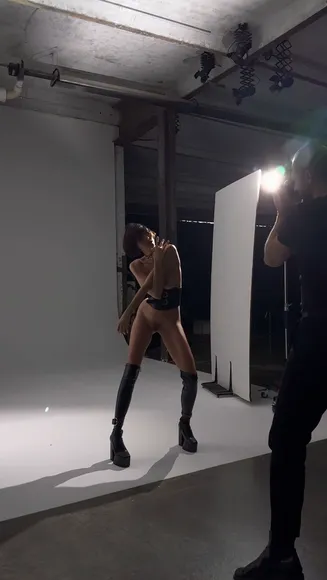 Ireenel_ Black Bodysuit Strut OnlyFans Video Leaked