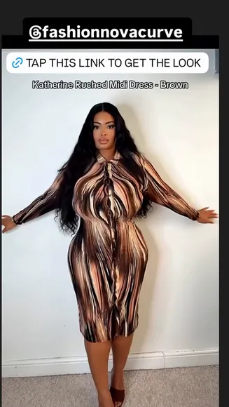 Irisqueen59 Ruched Midi Dress Pose OnlyFans Video Leaked