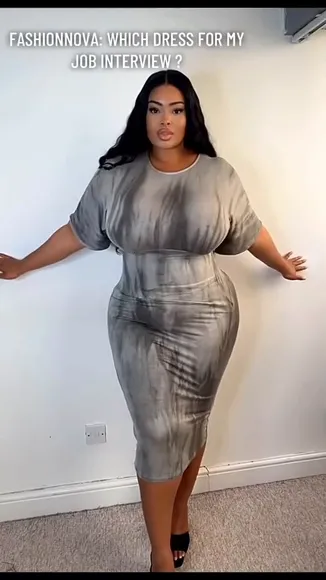 Irisqueen59 Deep V-Neck Dress Tease OnlyFans Video Leaked