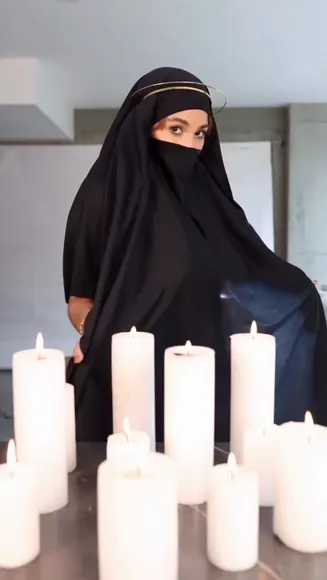 Jackiebabigirl Black Veil Tease OnlyFans Video Leaked