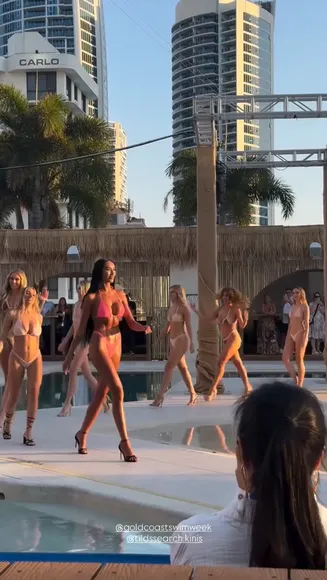 Jade Jacobs Red Bikini Poolside Strut OnlyFans Video Leaked