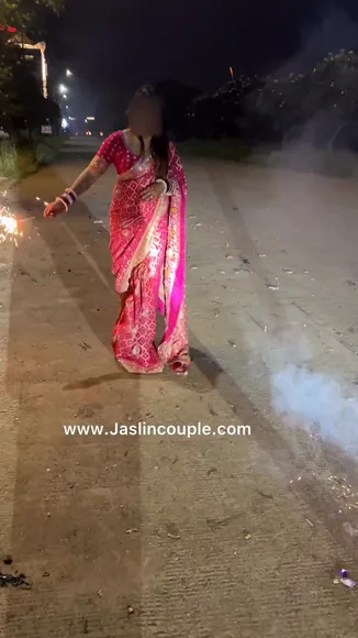 Jaslin_kaur Pink Saree Sparkler Dance OnlyFans Video Leaked
