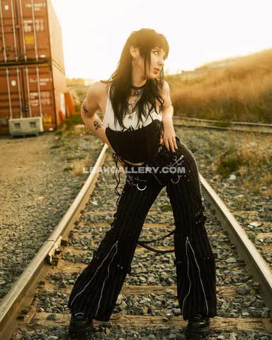 Jaydelv Pinstripe Pants Strut OnlyFans Photo Leaked
