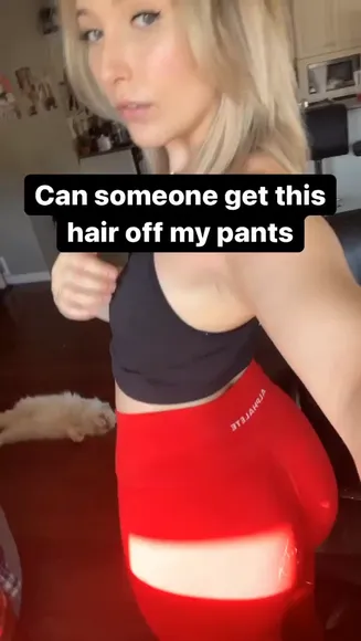 Jenna Red Pants Ass Shot OnlyFans Video Leaked