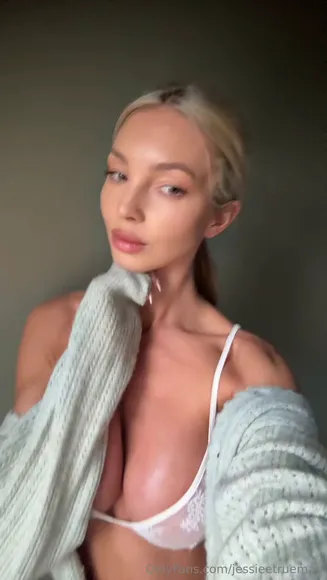 Jessieetrueman Lace Bra Tease OnlyFans Video Leaked