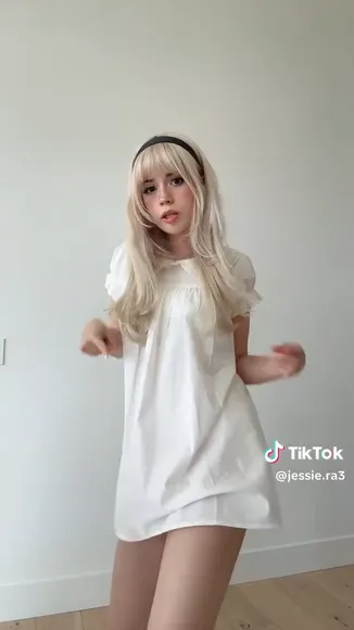Jessiexraee Short White Dress Tease OnlyFans Video Leaked