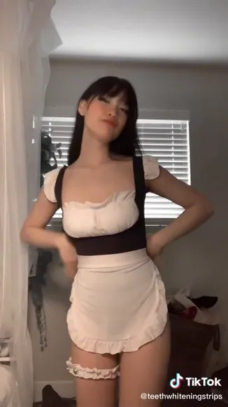 Ji3lan Maid Outfit Tease OnlyFans Video Leaked