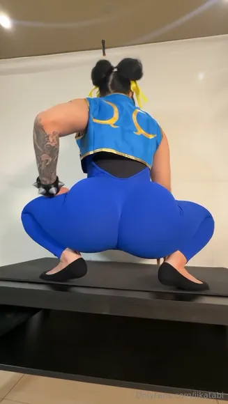 Jikatabi Blue Bodysuit Ass Twerk OnlyFans Video Leaked