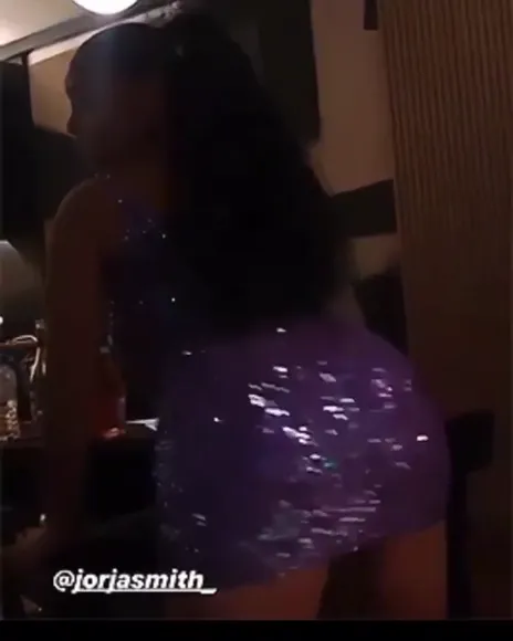 Jorjasmith_ Sparkly Purple Dress Twerk OnlyFans Video Leaked