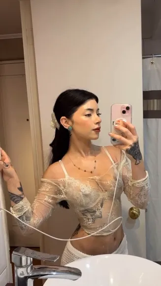 Julietayanez Sheer Lace Bodysuit Tease OnlyFans Video Leaked