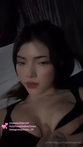 Julietayanez Black Bra Tease OnlyFans Video Leaked