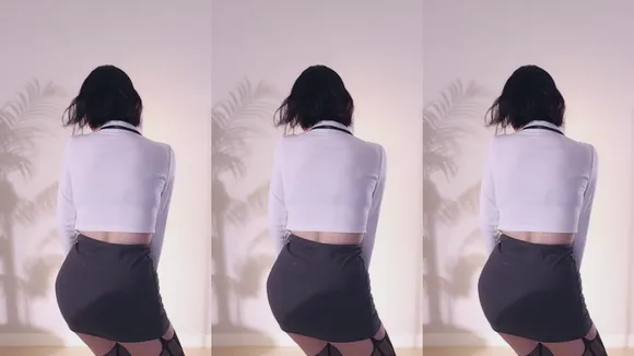 Jyeon8heart Tight Skirt Ass Grind OnlyFans Video Leaked