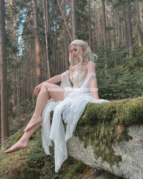Kaddicosplay Sheer White Dress Pose OnlyFans Photo Leaked