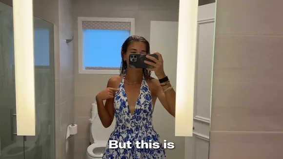 Kaitrumpgolfer Floral Halter Dress Tease OnlyFans Video Leaked
