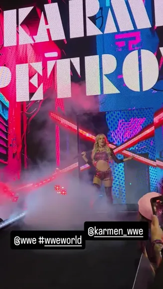 Karmen_wwe Studded Red Wrestling Bodysuit OnlyFans Video Leaked