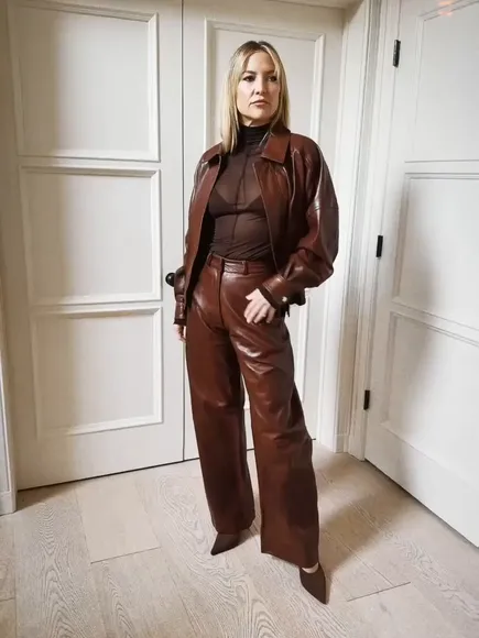 Katehudson Sheer Top Under Leather OnlyFans Video Leaked