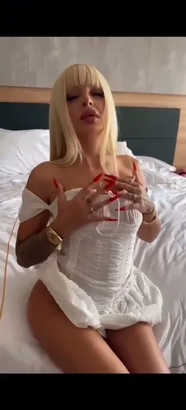 Katja Krasavice Black Thong Ass Display OnlyFans Video Leaked