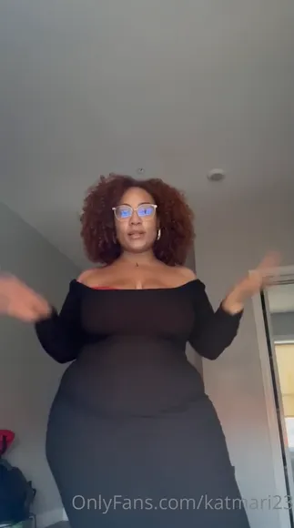 Katmari23 Tight Black Dress Twerk OnlyFans Video Leaked