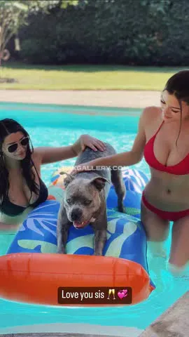 Keilah Red Bikini Poolside OnlyFans Photo Leaked