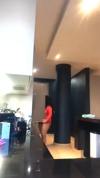 Kim-tiddies Red Top Boobs Display OnlyFans Video Leaked