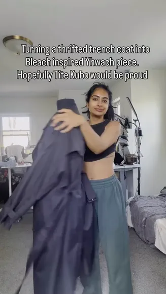 Kitirashi Thrifted Trench Coat Transformation OnlyFans Video Leaked