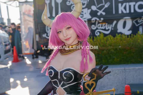 Komachi Horned Cosplay Outfit OnlyFans Photo Leaked