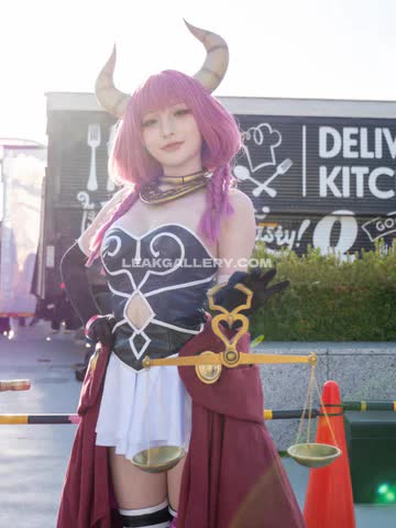 Komachi Horned Cosplay Outfit OnlyFans Photo Leaked