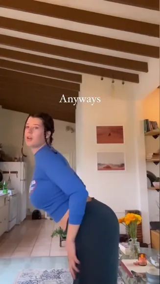 Krotchy Blue Crop Top Bend OnlyFans Video Leaked