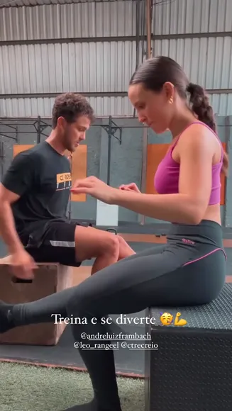 Larissamanoela Purple Sports Bra Flex OnlyFans Video Leaked