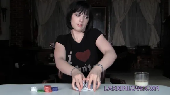 Larkinlove Topless Poker Tease OnlyFans Video Leaked
